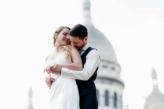 Une séance "day after" ou "trash the dress" à Montmartre dans le 18ème