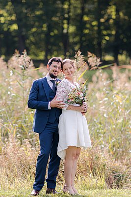 Séance photo de mariage au parc de Marly-le-Roi