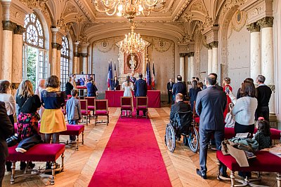 Vue intérieure de la mairie de Saint-Germain-en-Laye