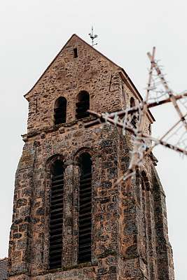 L'église de Saint-Germain-Lès-Arpajons dans le département de l'Essonne