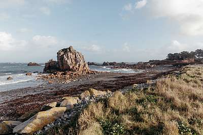 Au bord de la mer à Plougrescant