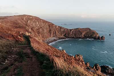 Le nez de Jobourg en Normandie