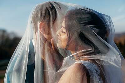 Photo de mariage au parc de Sceaux