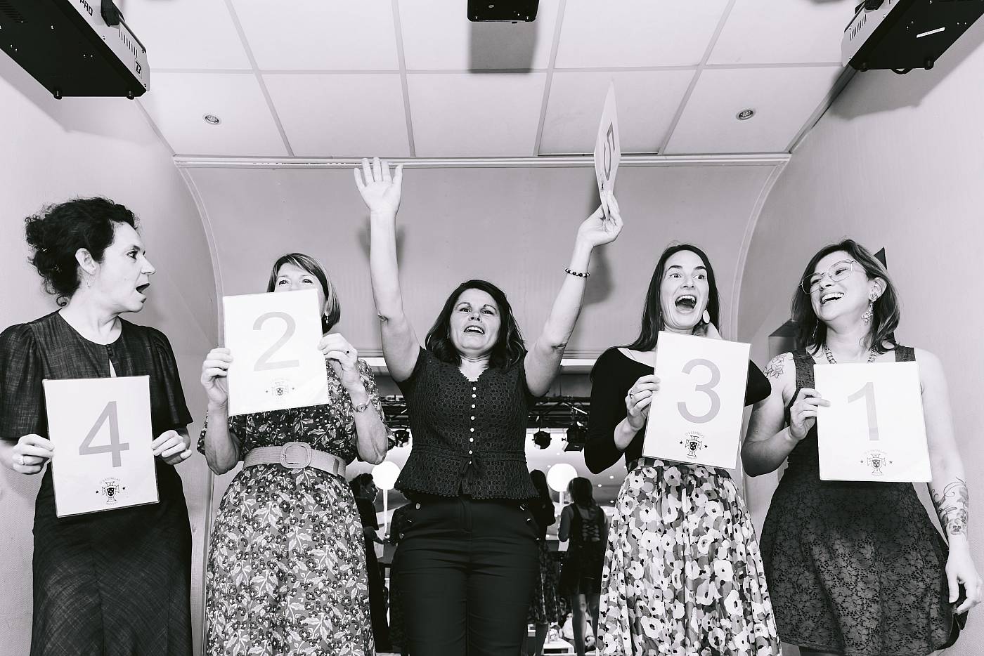 Jeux durant la réception de mariage