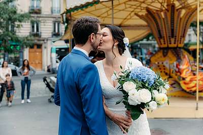 Le baiser des mariés