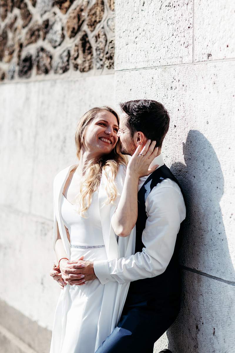 Photo de couple dans Paris