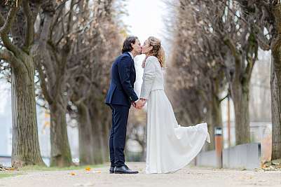 La pose classique des mariages