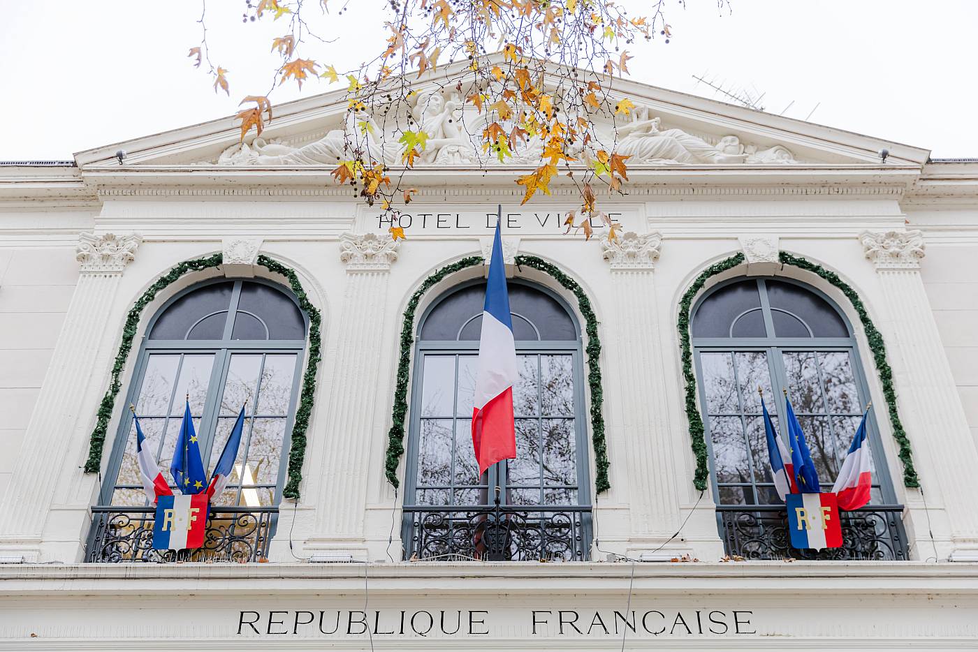 Façade de la mairie de Courbevoie