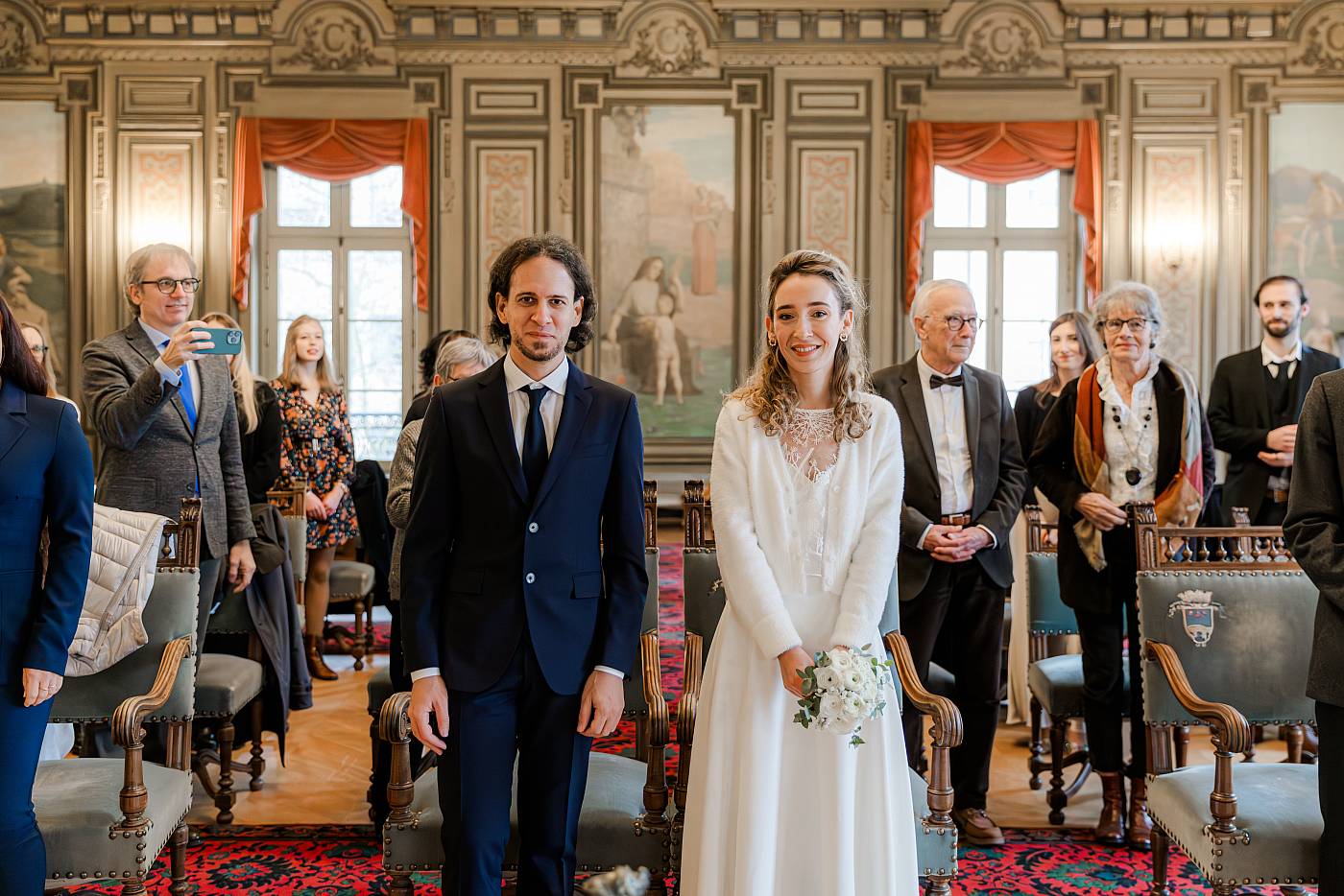 La magnifique salle des mariages de Courbevoie