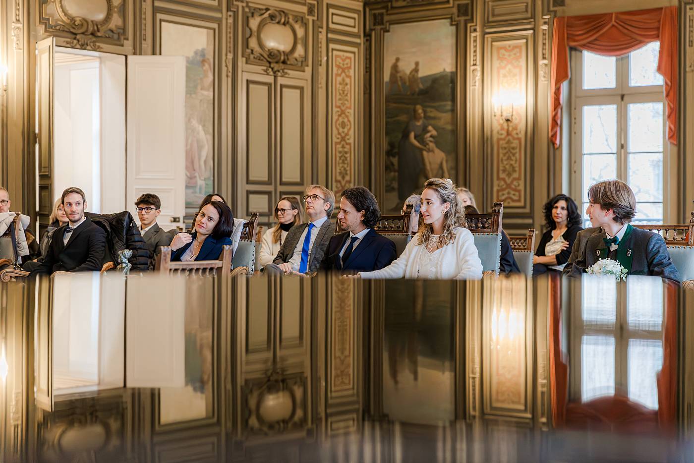 Jeu de miroir sur le grand piano
