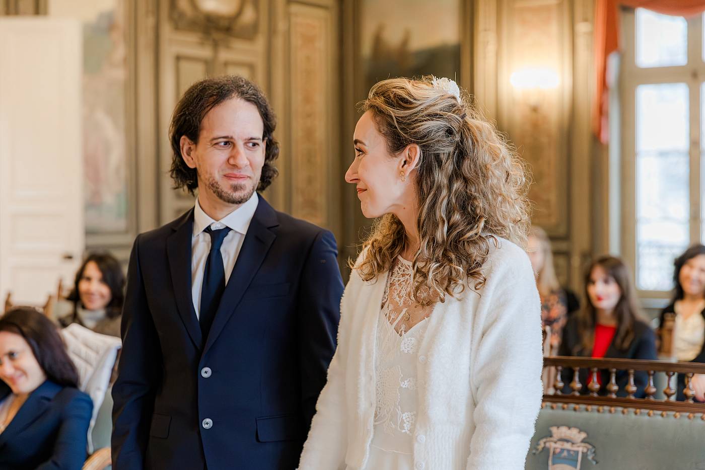 Les mariés se disent un grand OUI