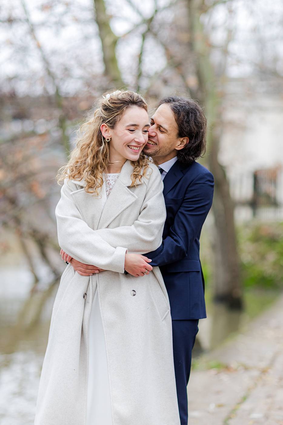 Photo de couple sur l'Ile de la Jatte