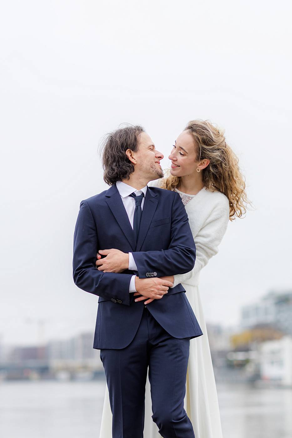 Photo de couple sur l'Ile de la Jatte
