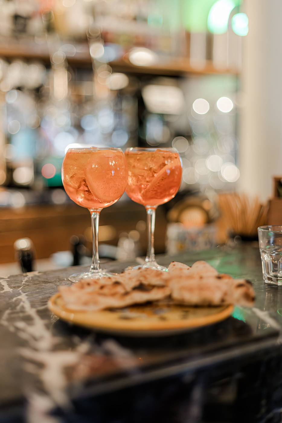 Les spritz en apéro durant la réception de mariage
