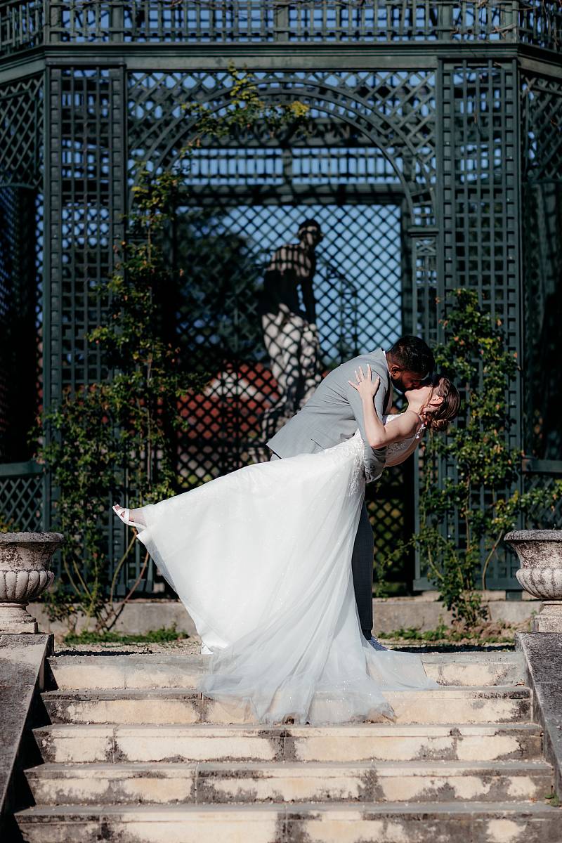 Pose classique des mariages