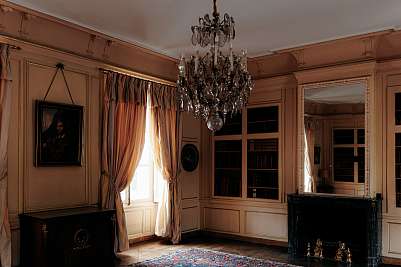 L'intiérieur du château de Mauvières