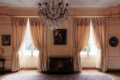 Salle de réception du château de Mauvières