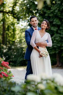 Photo de couple au château de Gavoy
