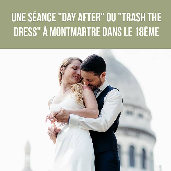 Une séance photo de couple dans Montmatre à Paris 18ème