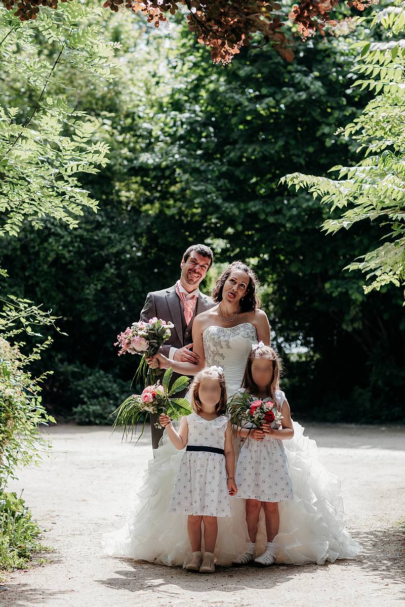 Une belle grimace de toute la famille