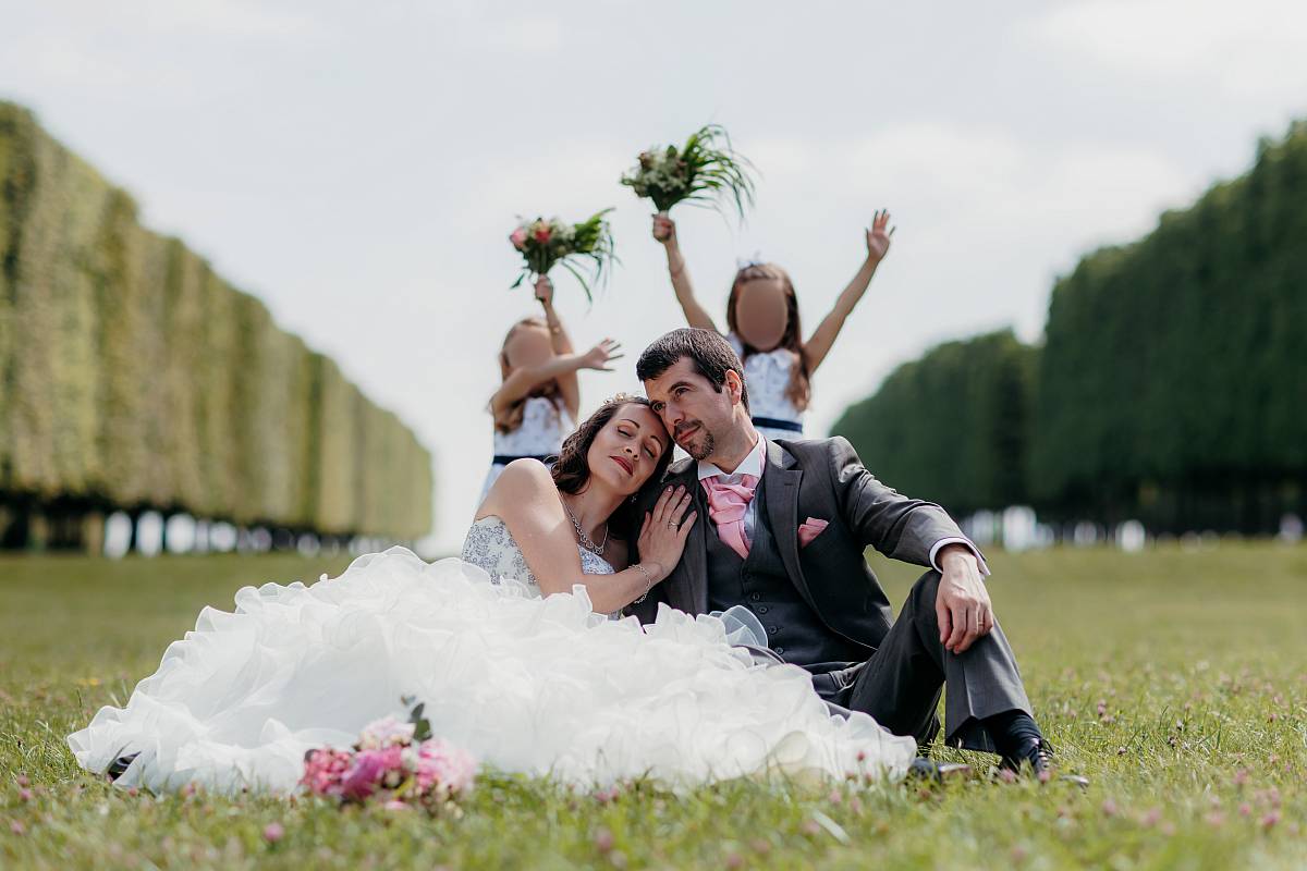 Toute la famille participe à la photo