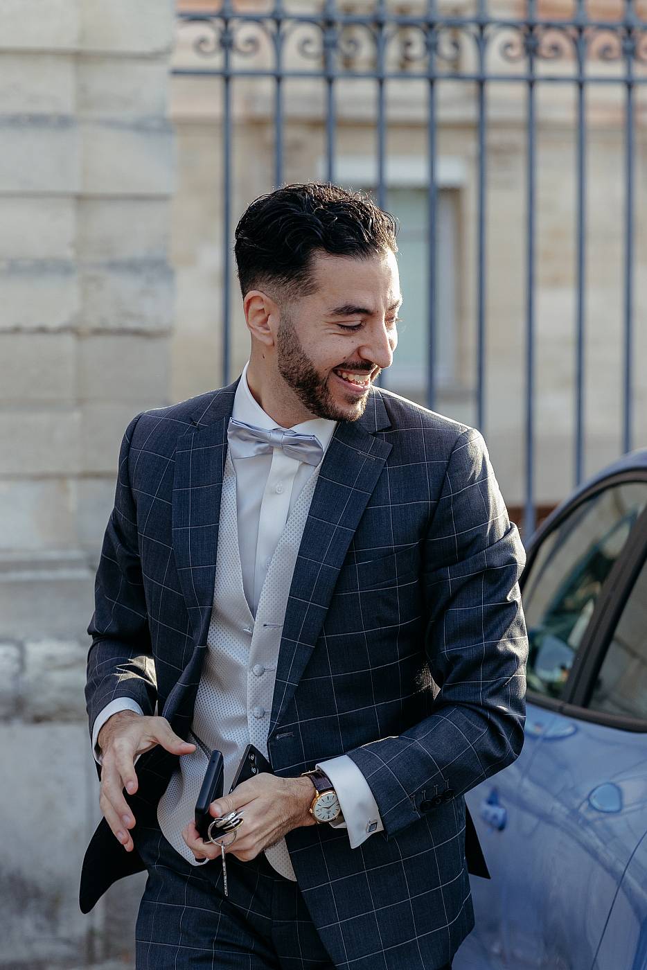 L'arrivée du marié