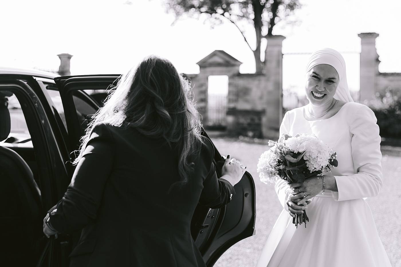 L'arrivée de la mariée