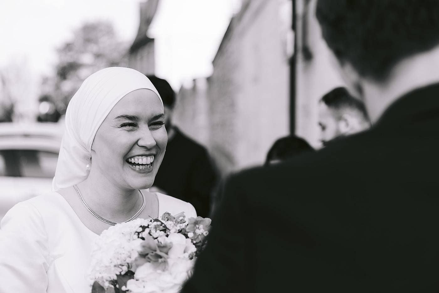 Le fou-rire de la mariée