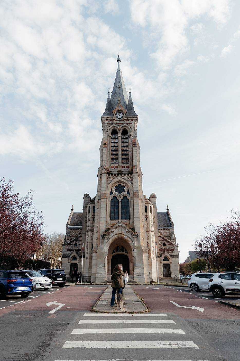 Vue sur l'église de Rambouillet