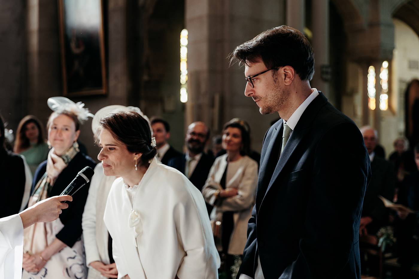 La mariée dit un grand oui