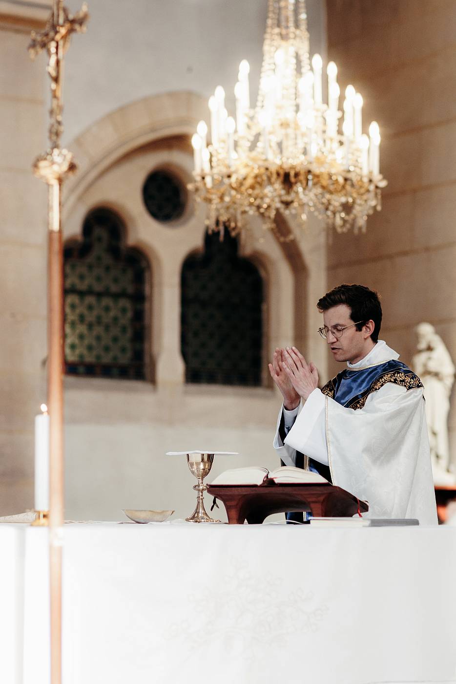 Cérémonie religieuse de mariage à l'église de Rambouillet