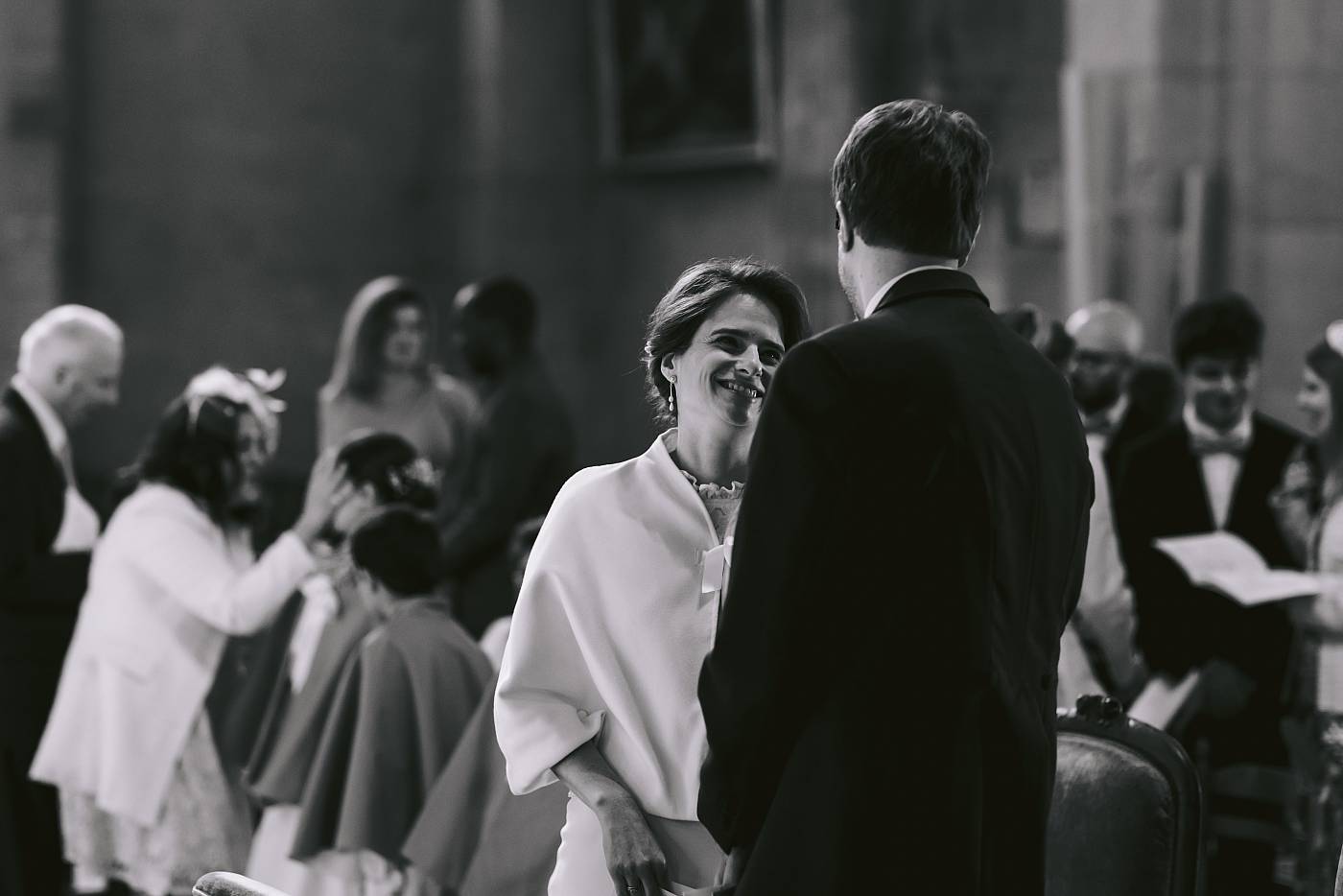 Le grand sourire de la mariée