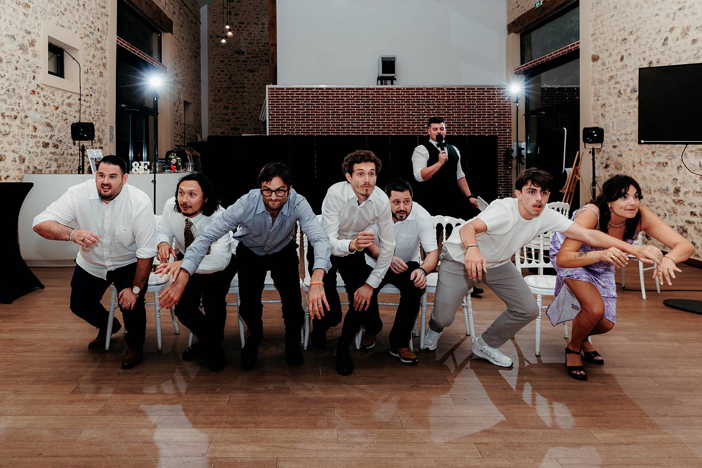 Les jeux durant la réception