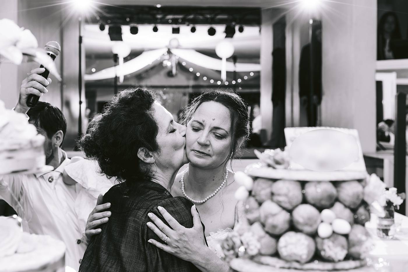 Moment émouvant durant les discours