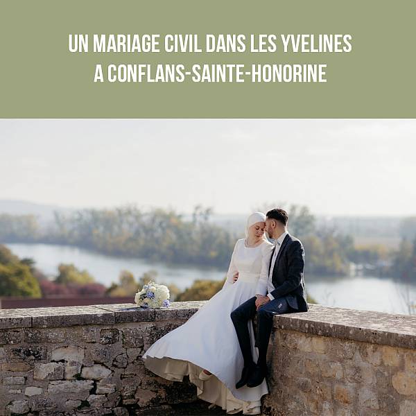 Un mariage civil dans les Yvelines à Conflans-Sainte-Honorine