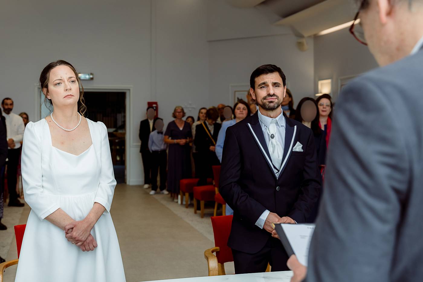 Les futurs mariés s'apprêtent à se dire oui