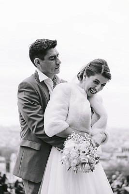 Le fou-rire de la mariée
