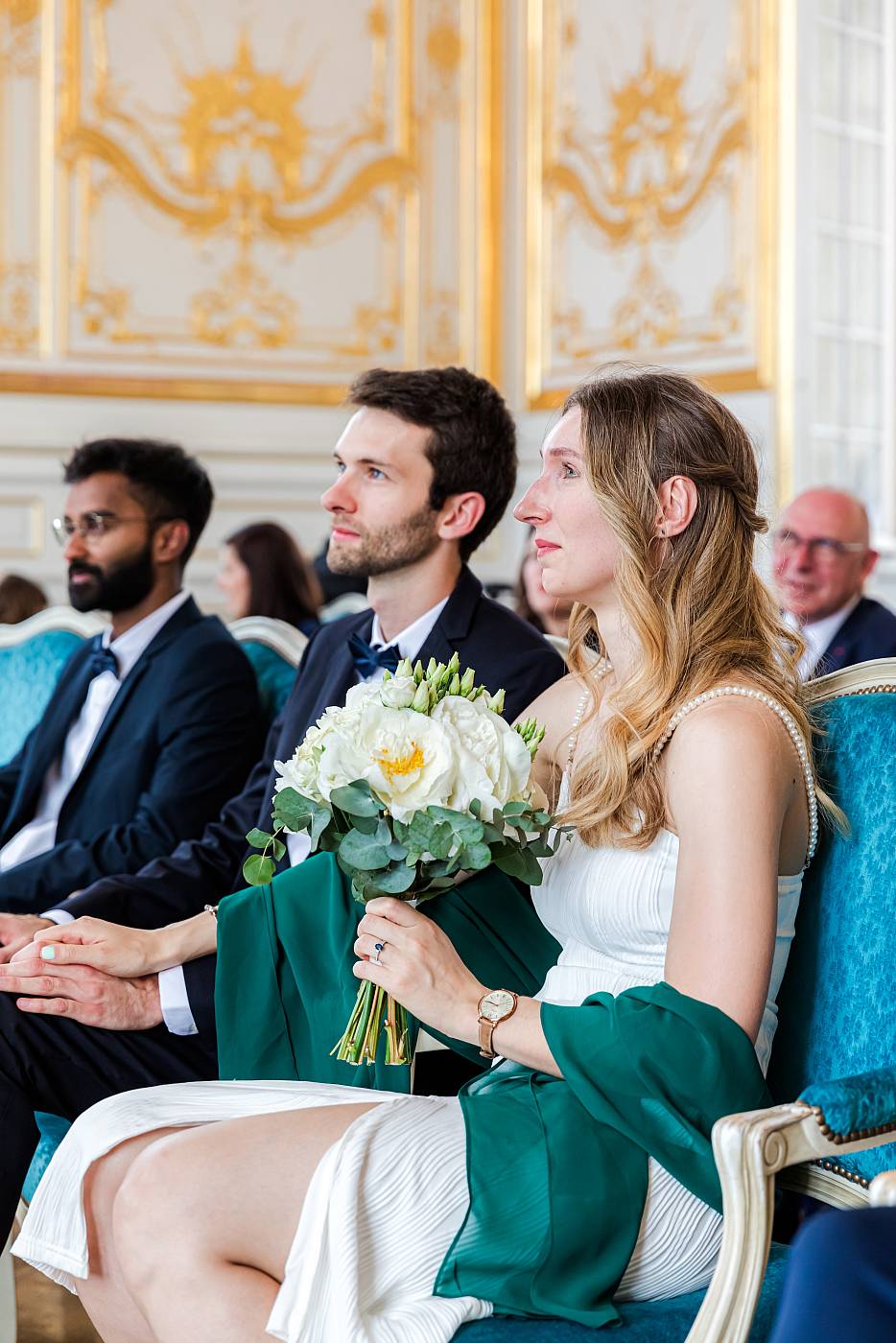 Les mariés avant de se dire "oui"