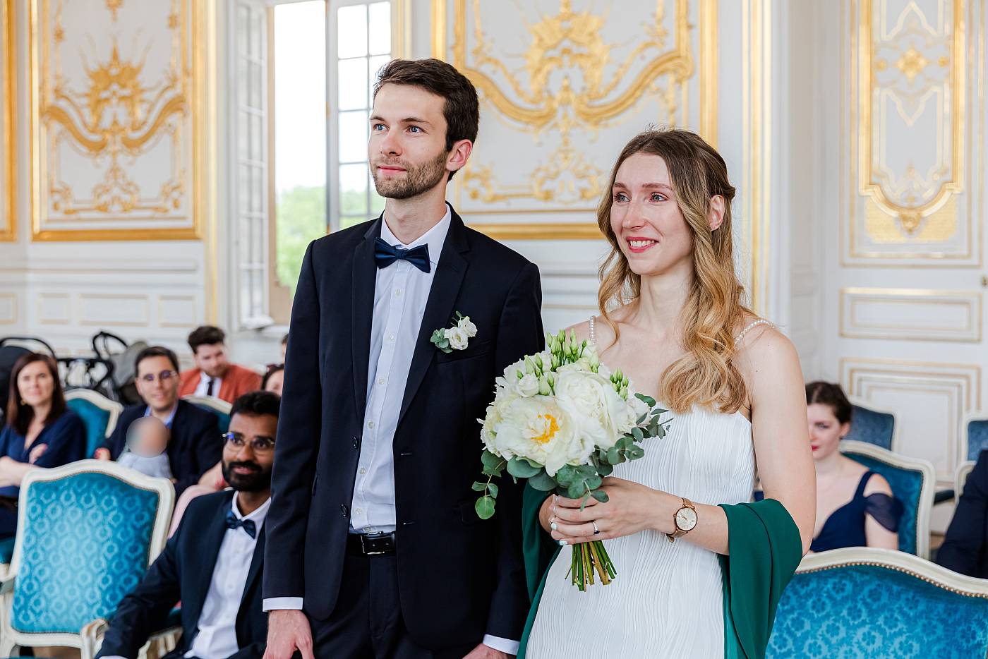 Le sourire des mariés