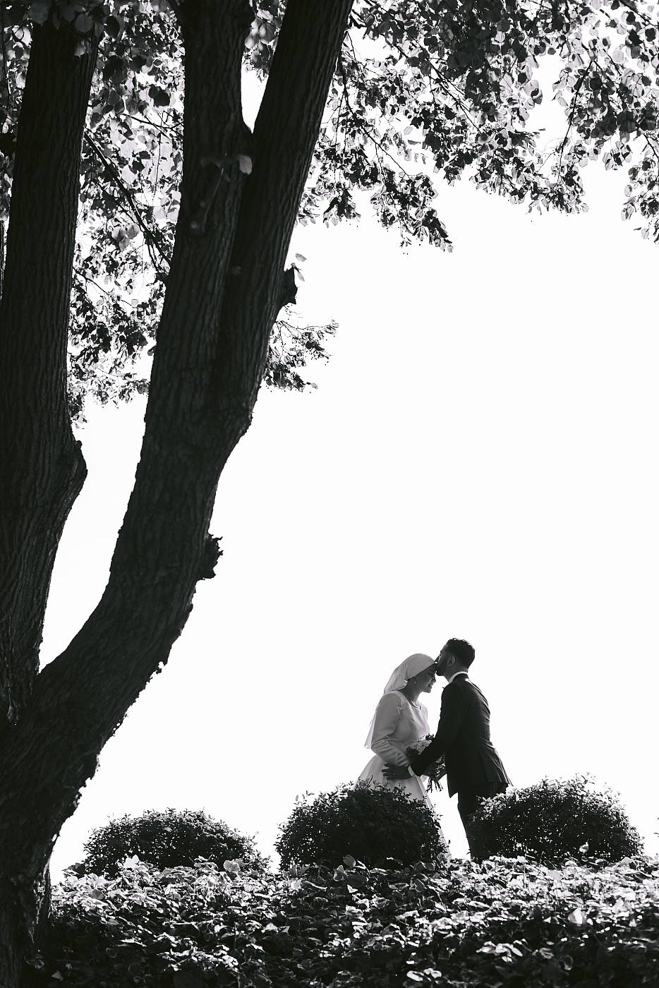 Photo en clair-obscur à Conflans-Sainte-Honorine