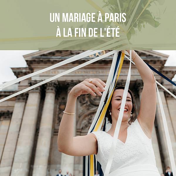 Un mariage à Paris à la fin de l'été