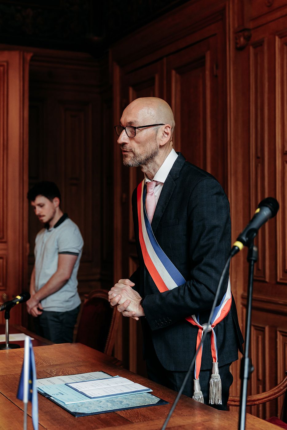 Le Maire préside la cérémonie