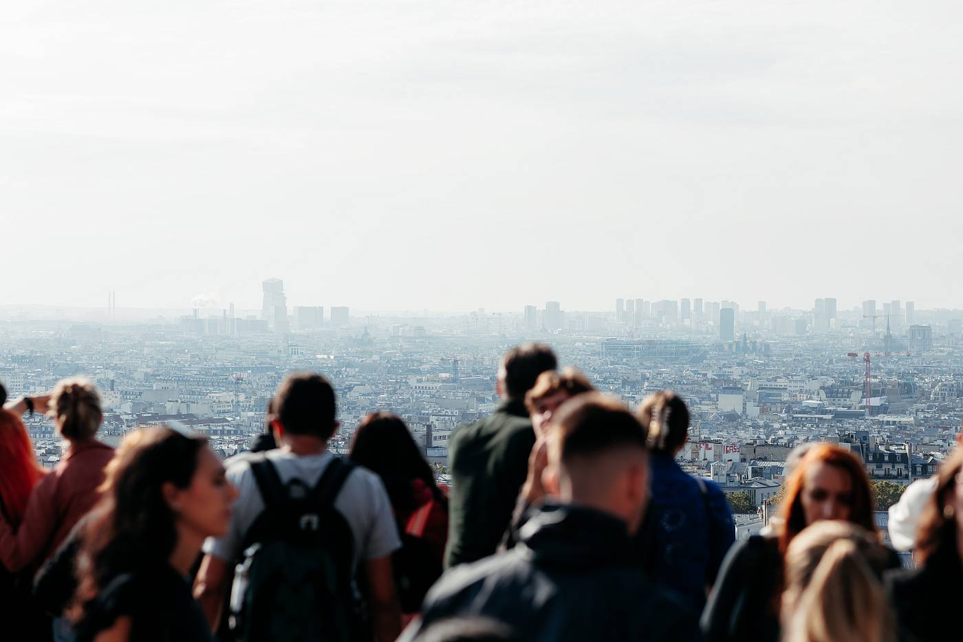 Vue sur Paris depuis la basilique du Sacré-Coeur