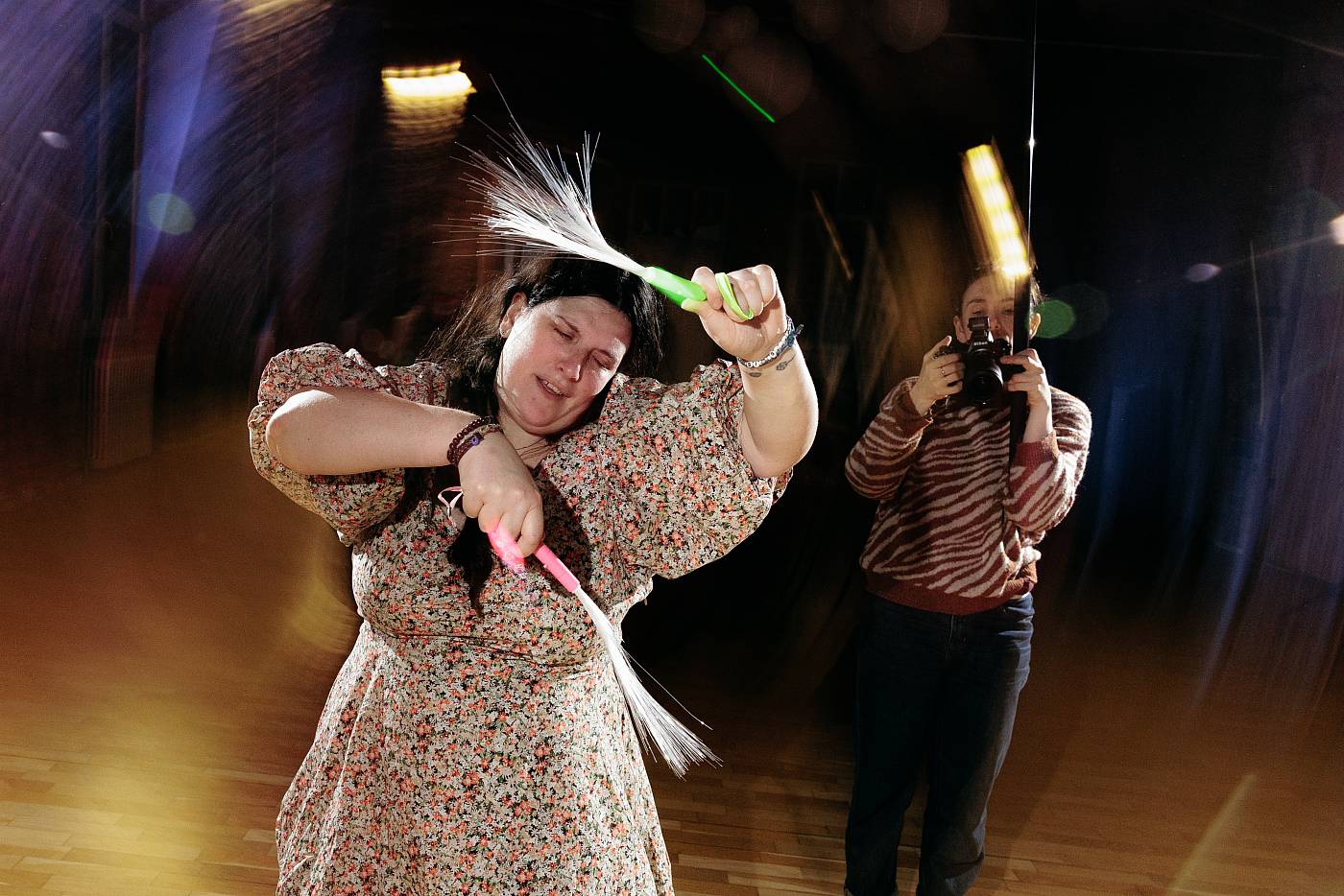 Essais graphiques avec les traînées lumineuses