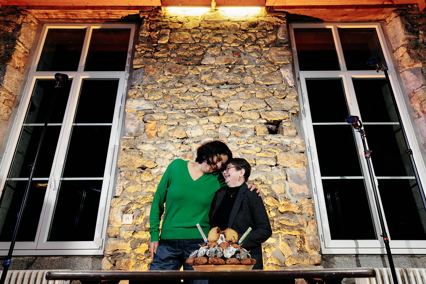 La scène de la pièce montée