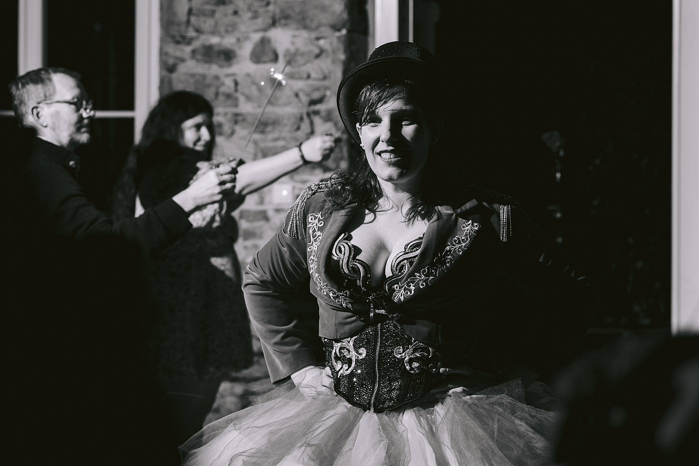 La mariée fait son entrée