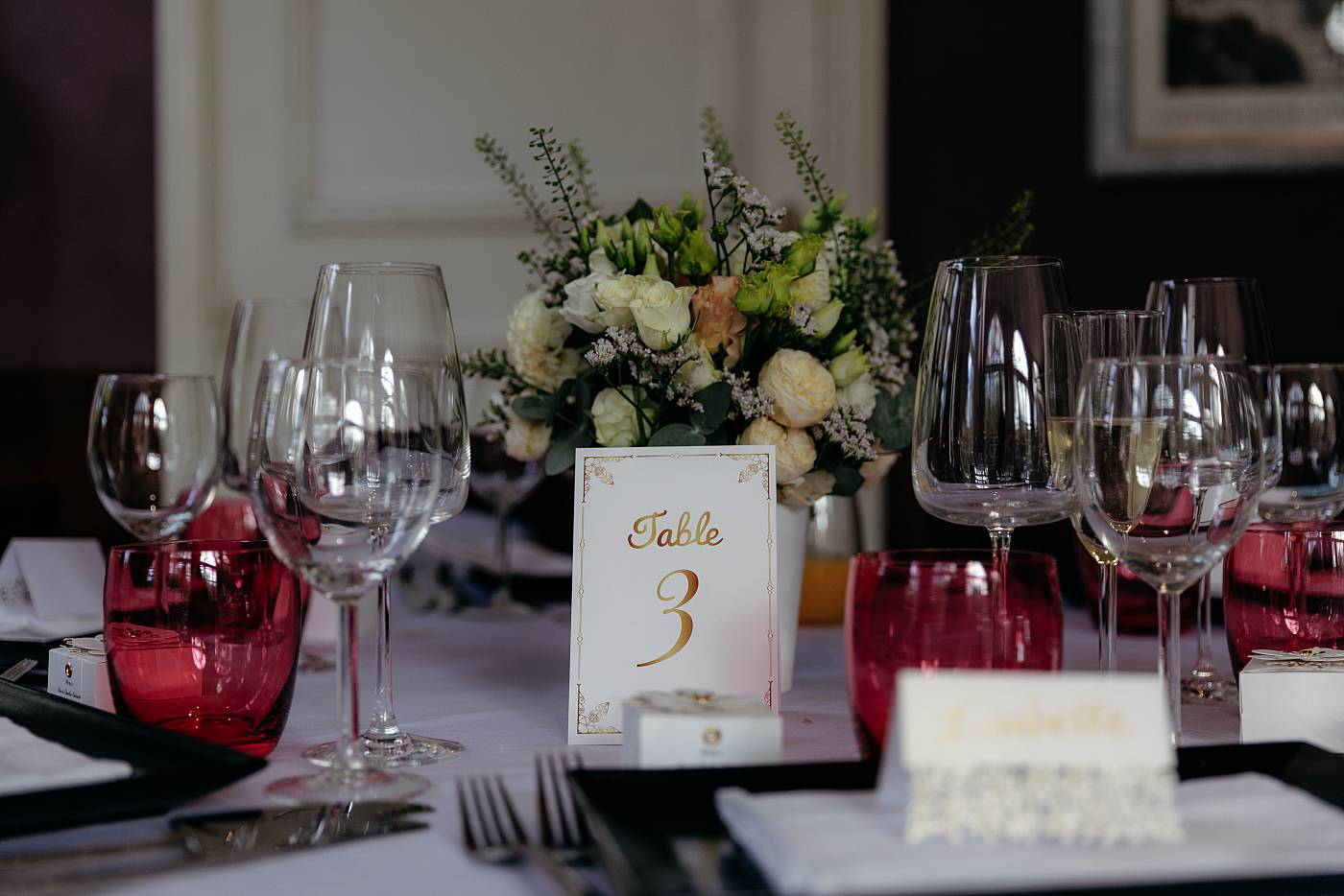 Les décoration des tables de mariage