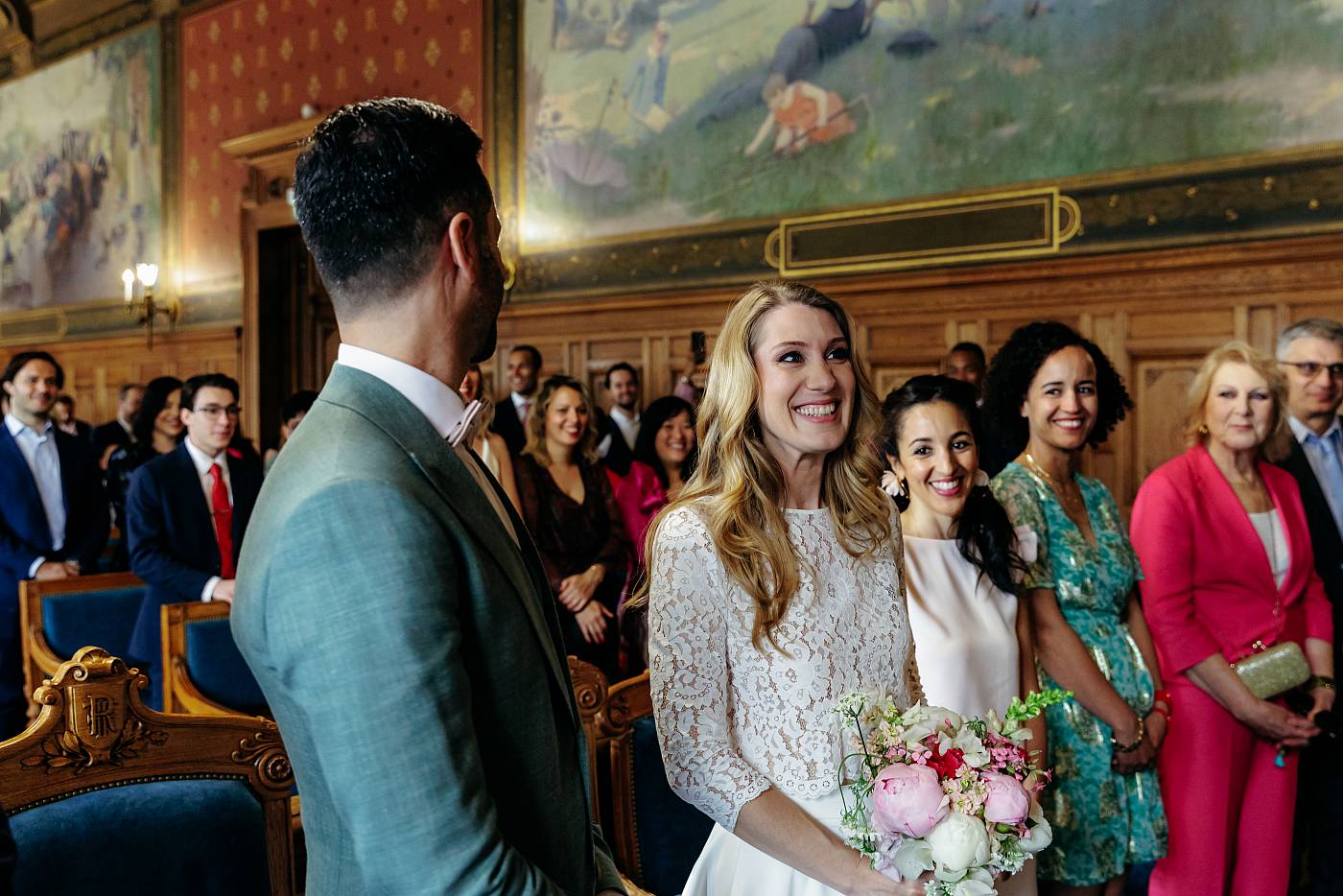 L'échange des consentements à la mairie du 14e arrondissement