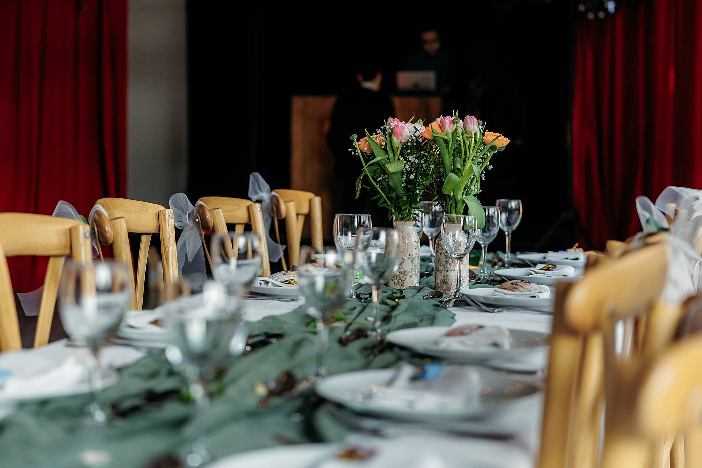 La table des invités à Bourron-Marlotte