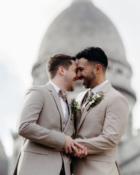 Un mariage civil à la mairie du 19ème arrondissement à Paris